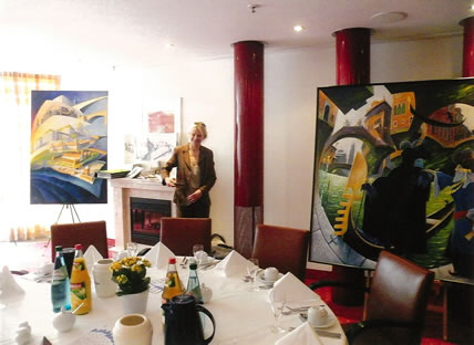KULTURbrunch im Kongresshotel am Templiner See -  Ausstellung und Vortrag mit Olaf Thiede/ Maler